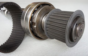 Schleifscheibenantrieb Riemenscheibe Zahnriemen