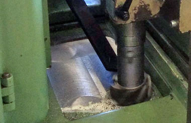 Basisfläche für Vorrichtung an Standardmaschine