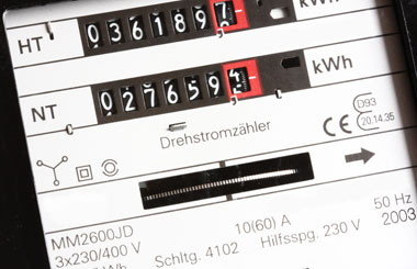 Strom sparen optimieren Stromzähler
