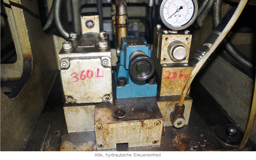 Alte hydraulische Steuereinheit Hydraulikventile