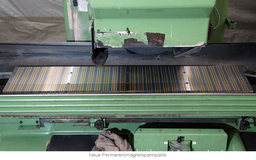 Retrofit Magnetspannplatte Permanentmagnet neu