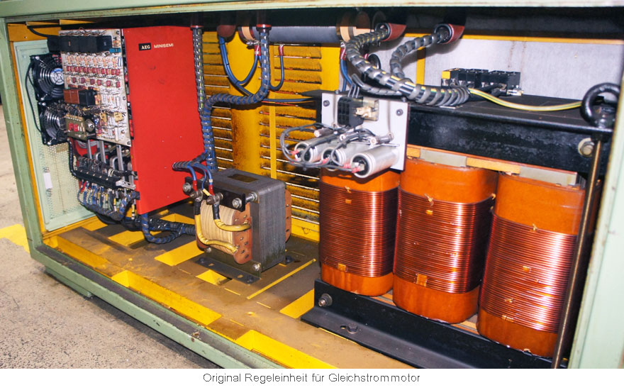 Retrofit Regeleinheit Gleichstrommotor original vor Umbau