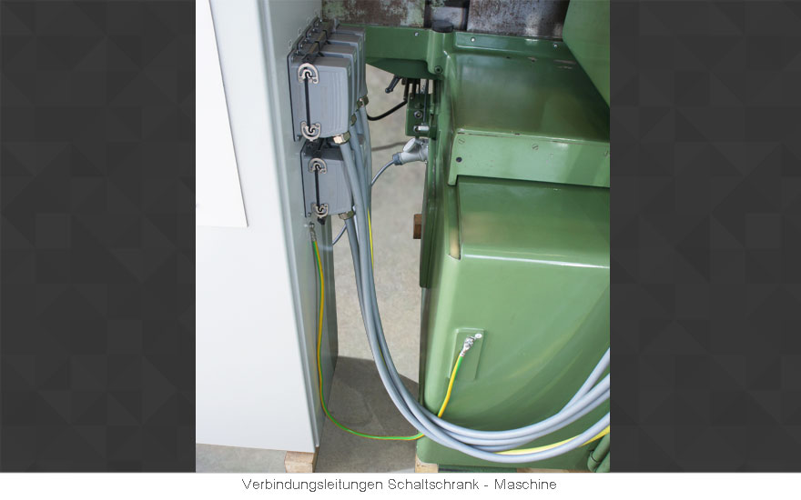 Retrofit Schaltschrank Verbindungsleitungen schwere Steckverbinder neu