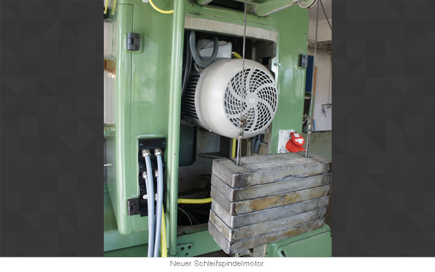 Retrofit Schleifspindelmotor Drehstrom-Käfigläufermotor Siemens neu