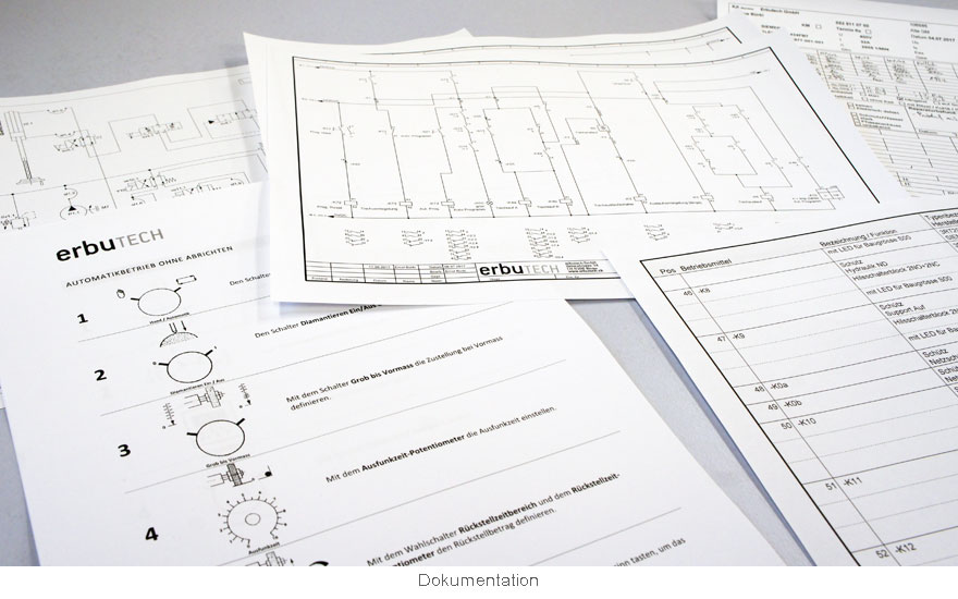 Retrofit Dokumentation Schaltplan Stückliste Hydraulikplan